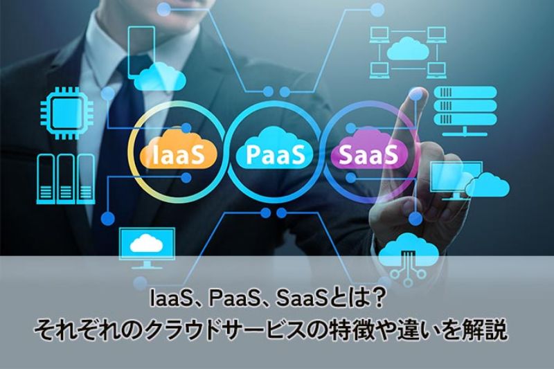 IaaS、PaaS、SaaSとは?それぞれのクラウドサービスの特徴や違いを解説のイメージ画像