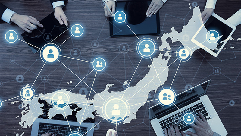 ネットワークが企業・個人を問わず、すべての人にとって欠かせないインフラになっているイメージ画像
