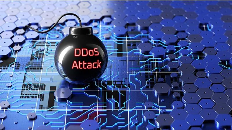 DoS攻撃、DDoS攻撃のイメージ画像