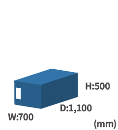 QT PRO Data Center Service - Quarter rack dimensions (QD1, 2, 3)