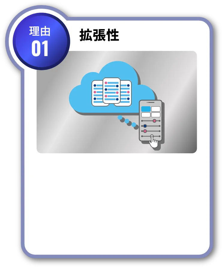 理由01 拡張性