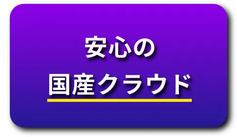 安心の国産クラウド