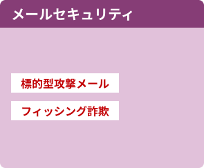 メールセキュリティ詳細へ